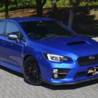 Blue Subaru